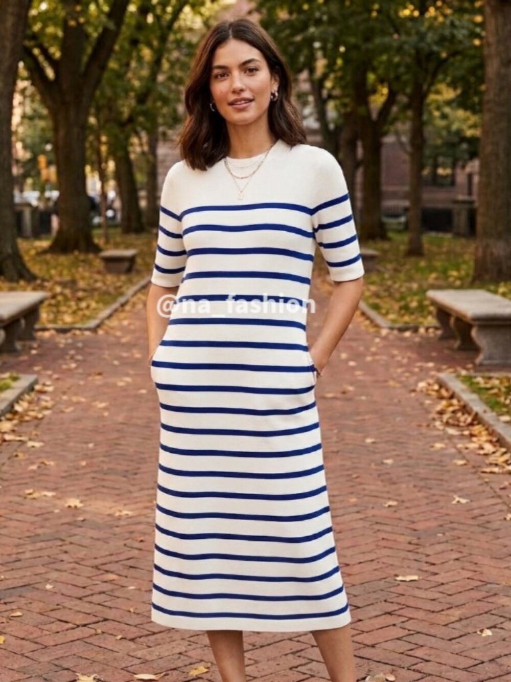 NWT-XS-J.Crew Short-sleeve Margot sweater dress in stripe